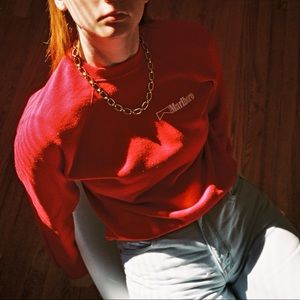 Vintage Red Marlboro Sweatshirt